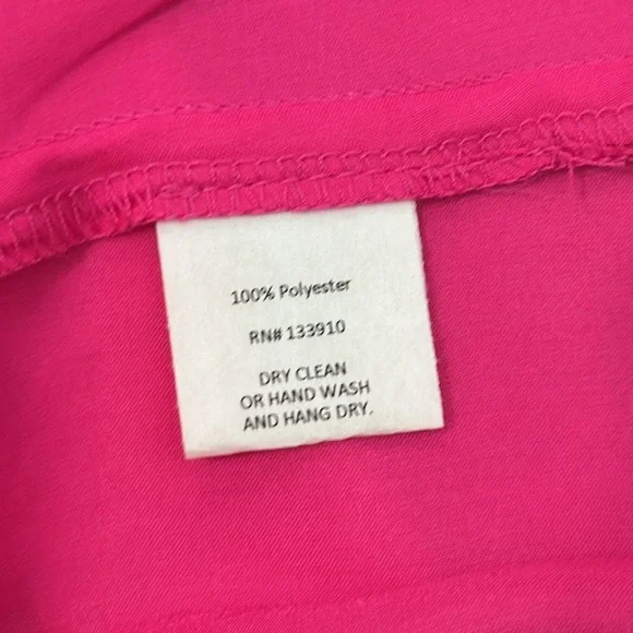 Show Me Your MuMu hot pink Winslet cowl neck slip gown size large - Picture 15 of 16